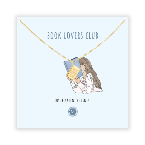 Geschenke für Bücherfans: Halskette Book Club